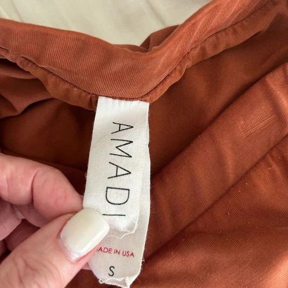 Anthropologie Rust Maxi Skirt - Picture 4 of 4